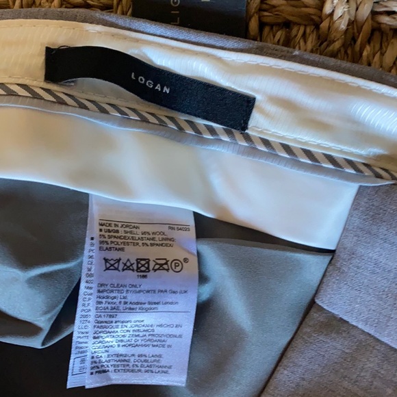 NWT Banana Republic Logan Lightweight Wool Pant sz 8 - Picture 4 of 6